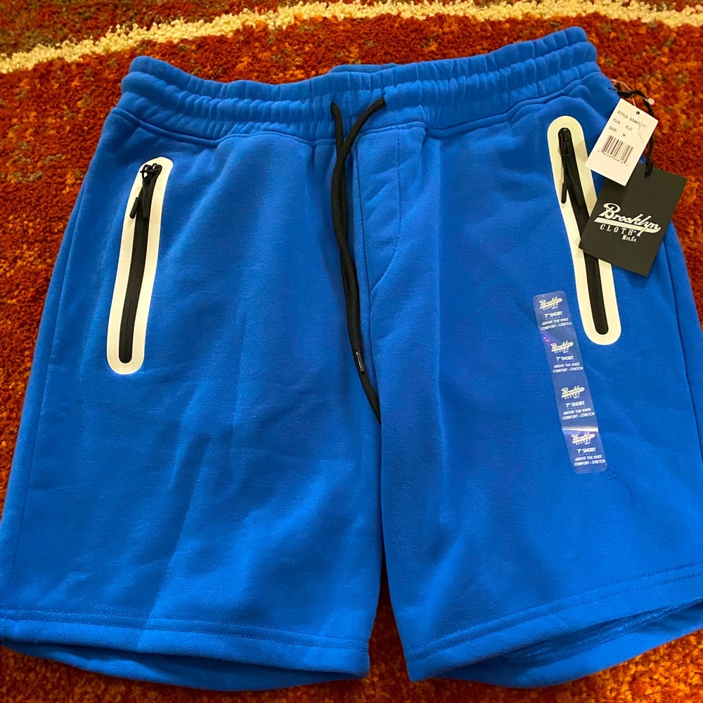 Brooklyn Cloth Mfg Co Shorts jersey material Size M 7” inseam with tags